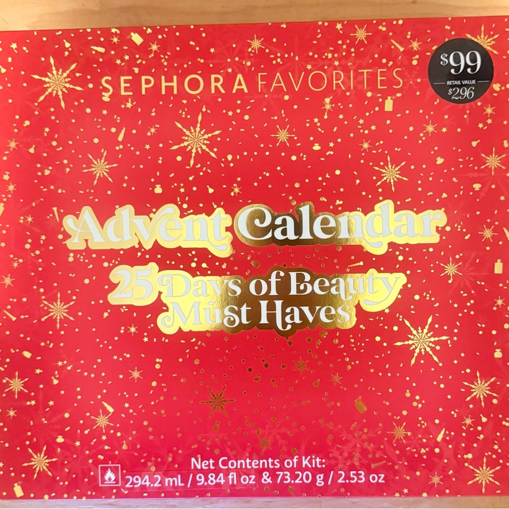 Sephora Favorites Advent Calendar 25 Days Of Beauty 2025 LIMITED Ed NEW SEALED - Picture 5 of 8